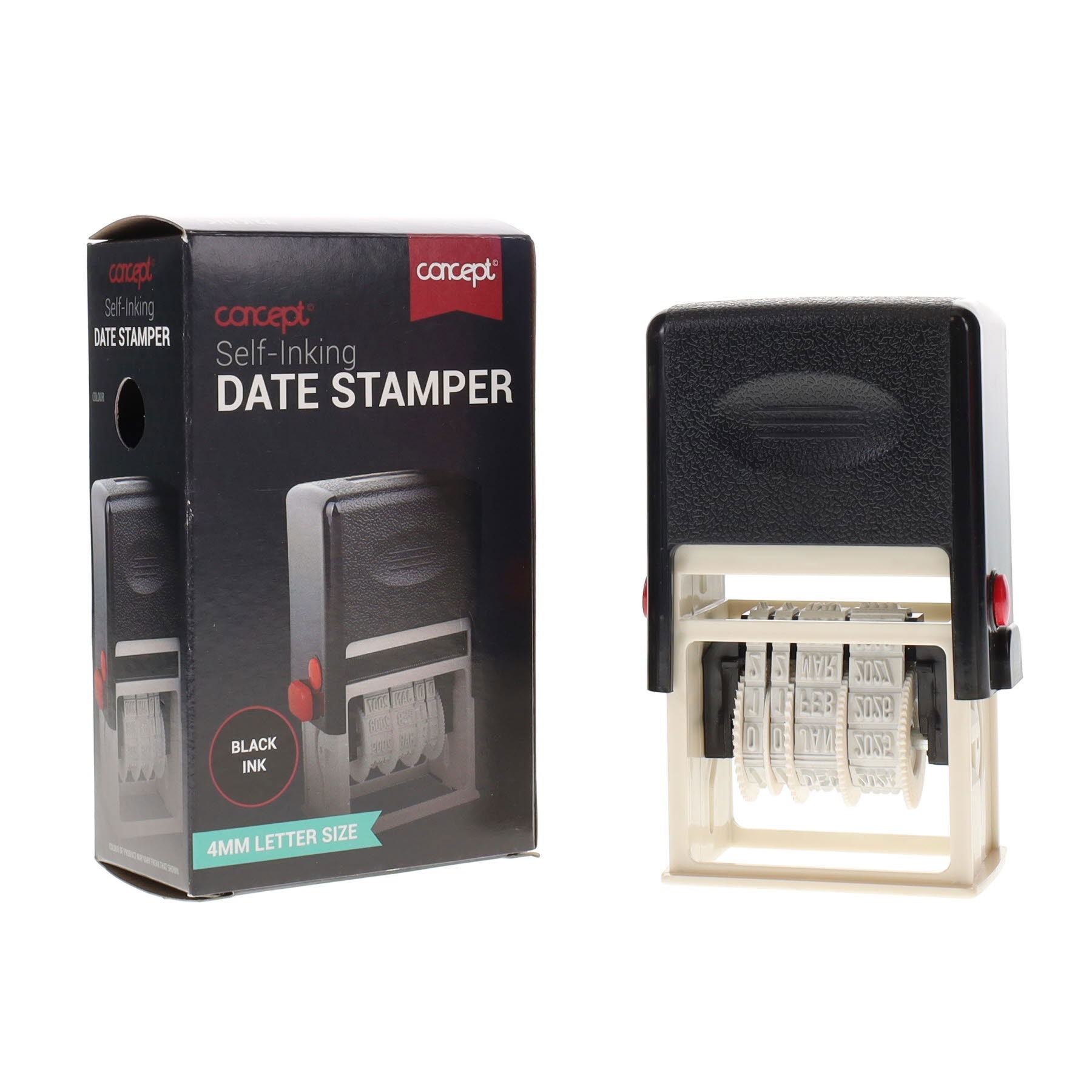 Concept Office Pro Self-Inking Date Stamper - ABC School Supplies