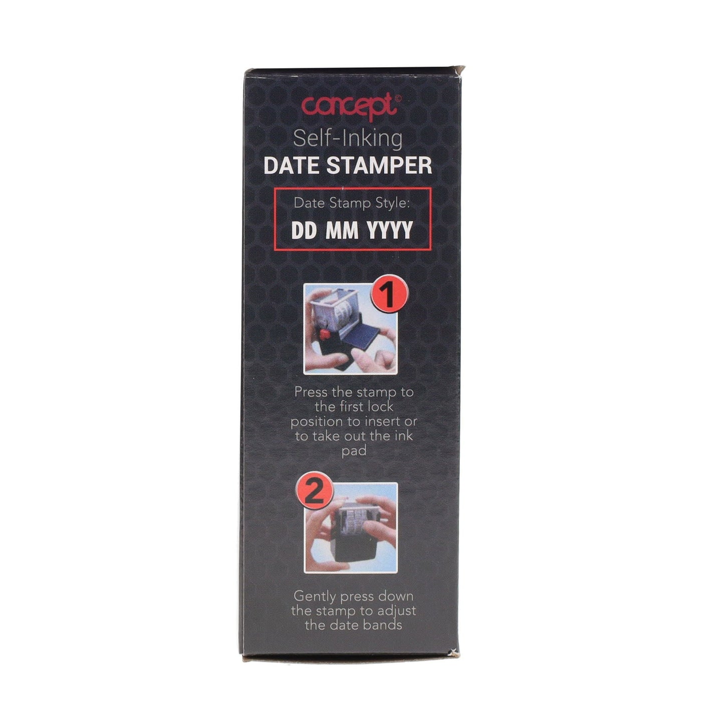Concept Office Pro Self-Inking Date Stamper - ABC School Supplies