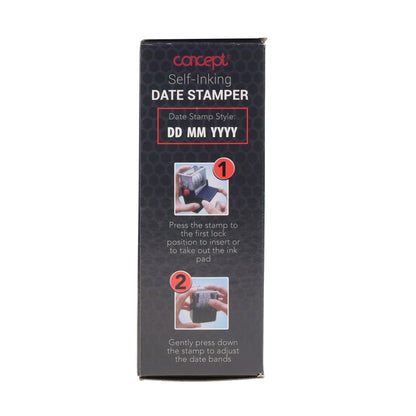 Concept Office Pro Self-Inking Date Stamper - ABC School Supplies