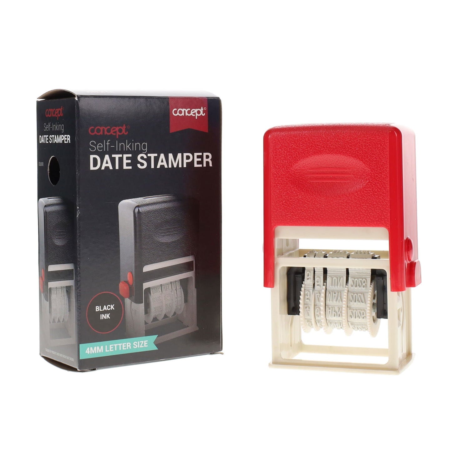 Concept Office Pro Self-Inking Date Stamper - ABC School Supplies