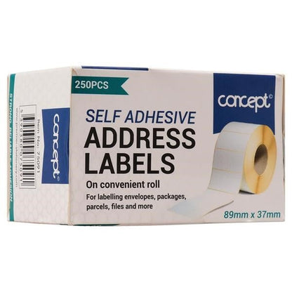 Concept Self Adhesive Address Labels Pack Of 250 - ABC School Supplies