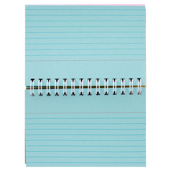Concept Spiral Ruled Index Colour Cards Pack Of 50 - ABC School Supplies