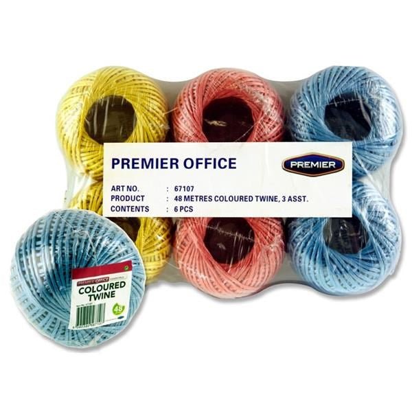 Concept Spool Coloured Polyprop Twine 48M - ABC School Supplies
