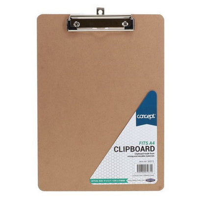 Concept Wooden Clip Board 9"X12.5" - ABC School Supplies