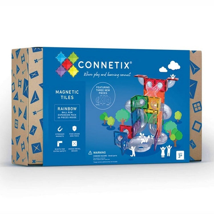 Connetix Rainbow Ball Run Expansion Pack of 66pcs - ABC School Supplies