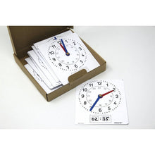 Write-on/Wipe-off Pupils Clock Set of 10