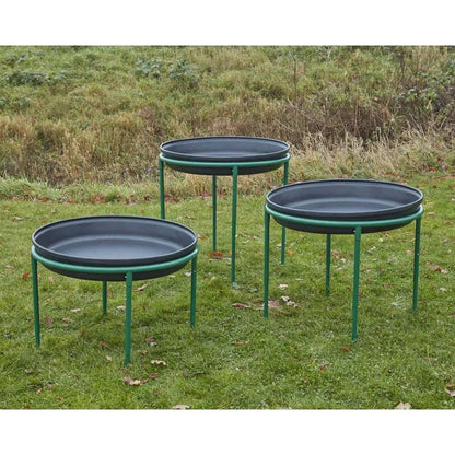 Cosy Adjustable Height Metal Deep Spot Tray Stands Set Of 3 - ABC School Supplies