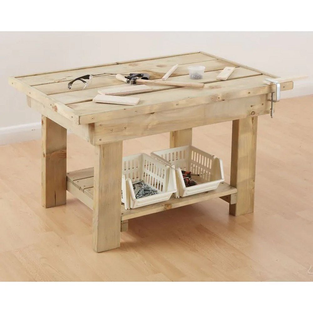 Cosy Chunky Children’s Woodwork Bench (H)65Cm - ABC School Supplies