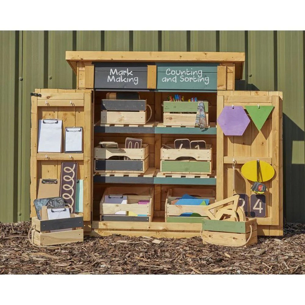Cosy Curriculum Shed Compact Maths And Literacy Shed - ABC School Supplies