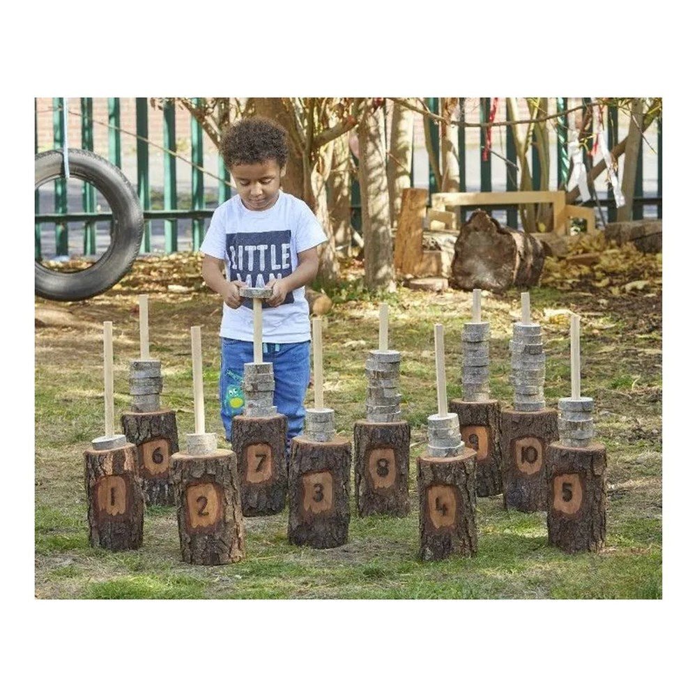 Cosy Giant Playground Counting Tree Rings Set Of 10 - ABC School Supplies