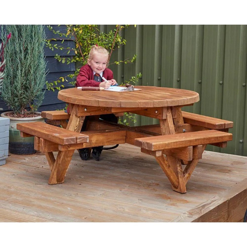 Cosy Round Picnic Bench 8 Seater - ABC School Supplies
