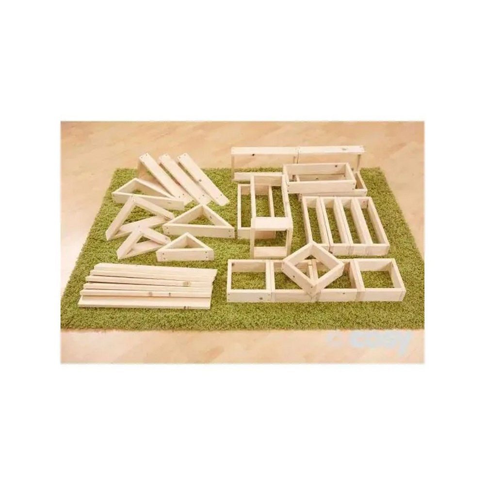 Cosy Shape Building Blocks Pack Of 15 - ABC School Supplies