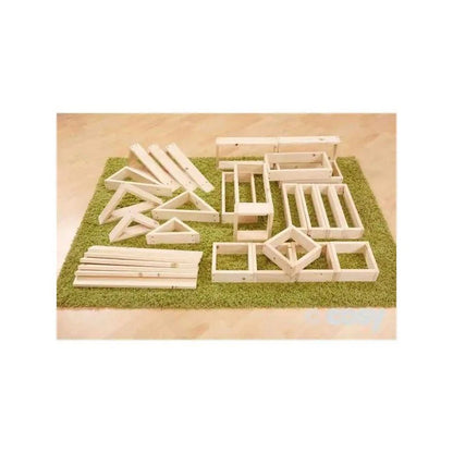 Cosy Shape Building Blocks Pack Of 15 - ABC School Supplies