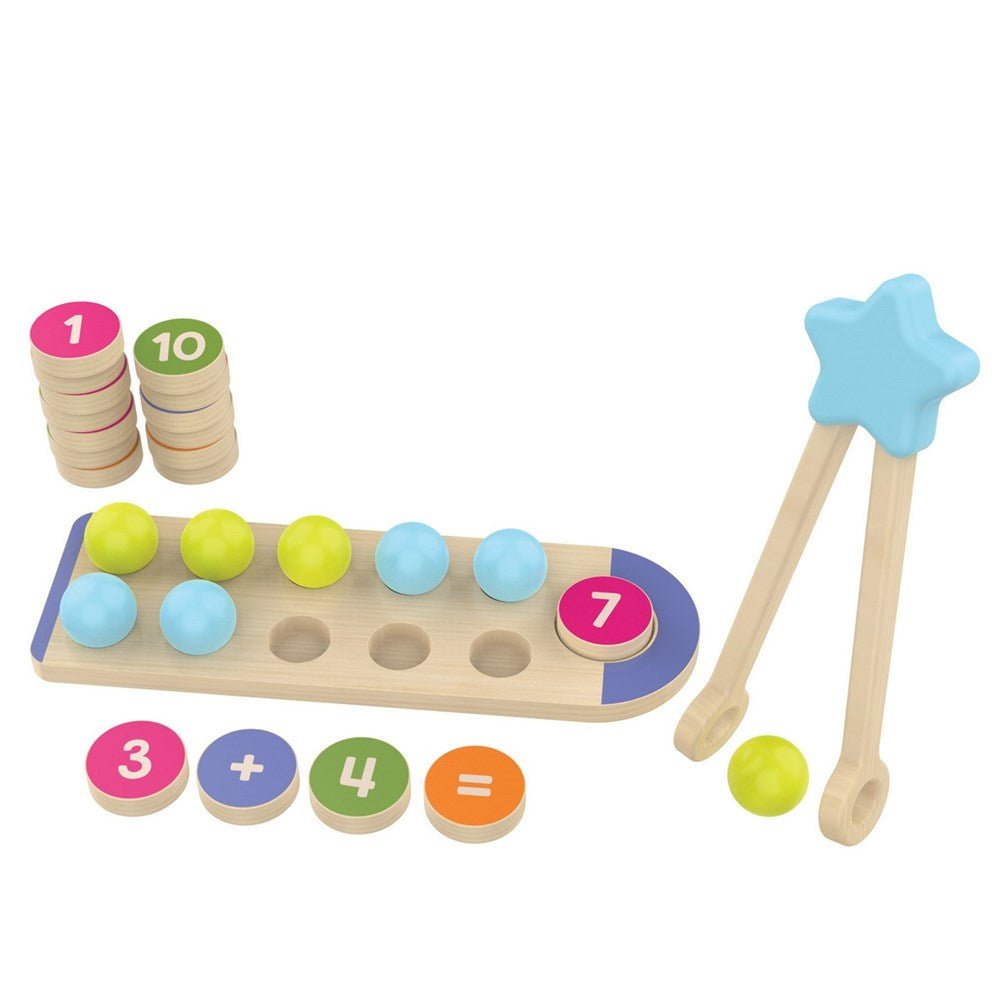 Count & Match Wooden Set - ABC School Supplies