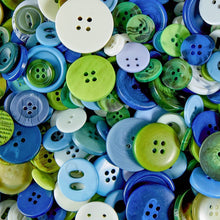 Craft Buttons 500g Cool Colours Classpack - ABC School Supplies
