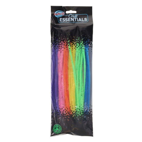 Craft Chenille Pipe Cleaners Neon Colours - ABC School Supplies
