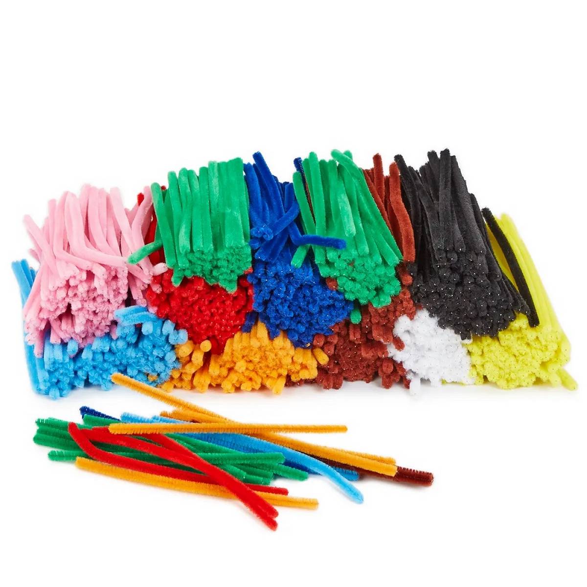 Craft Rainbow Colours Pipe Cleaners Value Pack Of 504 - ABC School Supplies