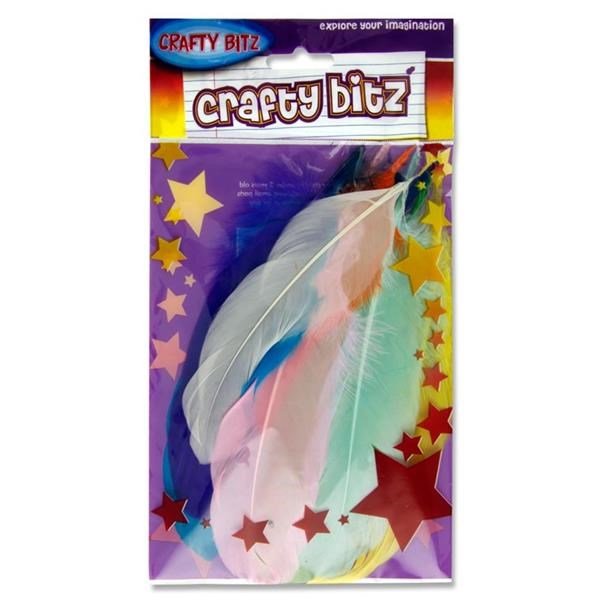 Crafty Bitz 10G Bag Feather Duck Quills - ABC School Supplies