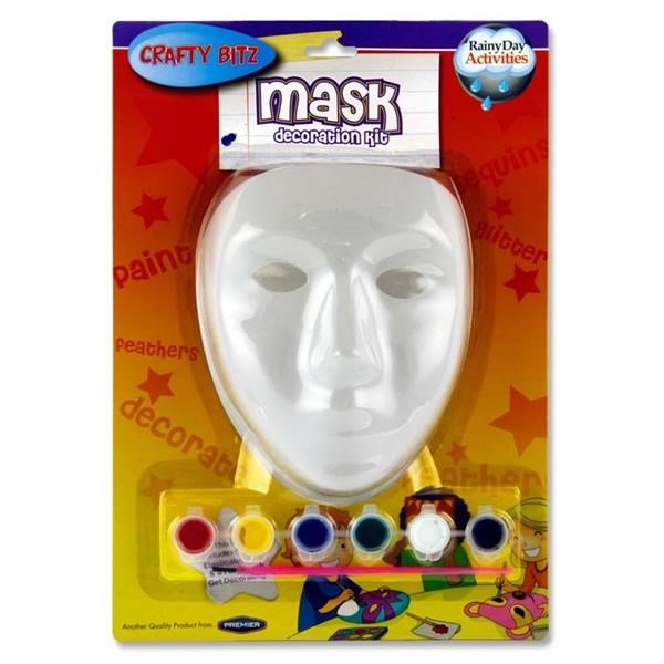 Crafty Bitz 8Pce Mask Decoration Kit - ABC School Supplies