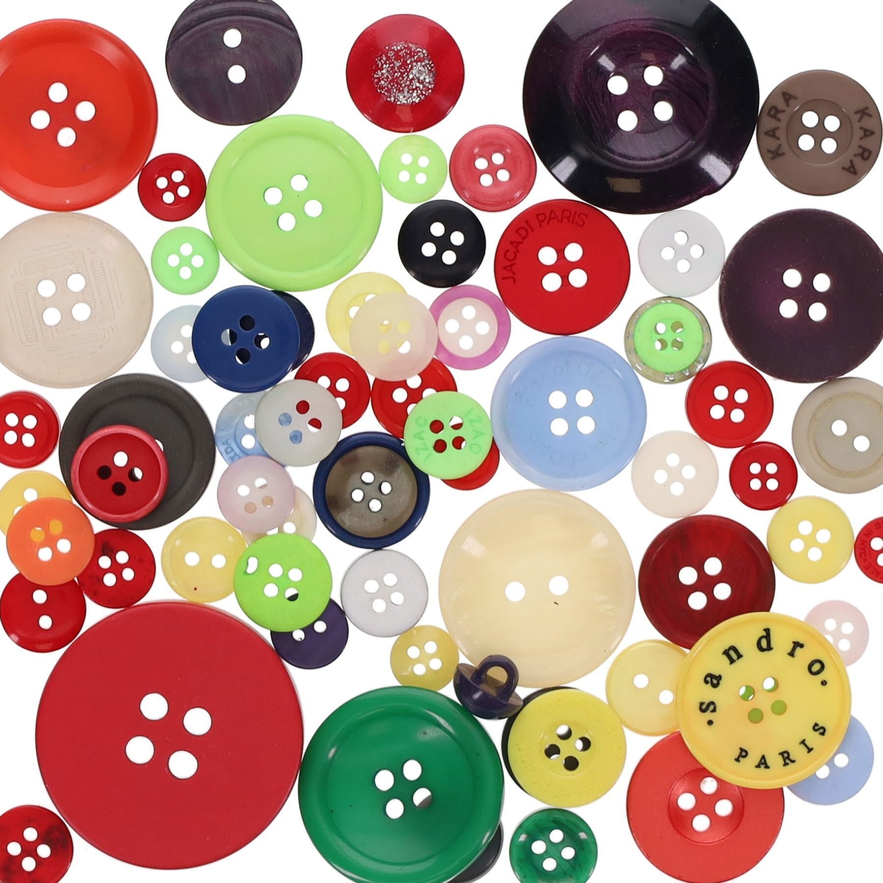 Crafty Bitz Assorted Craft Buttons Pack of 100 - ABC School Supplies
