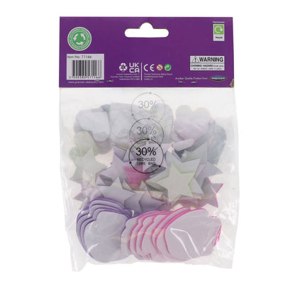 Crafty Bitz Foam Stickers Heart Shape - ABC School Supplies