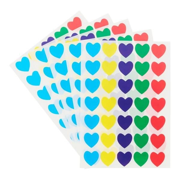 Crafty Bitz Self Adhesive Stickers - Hearts - ABC School Supplies