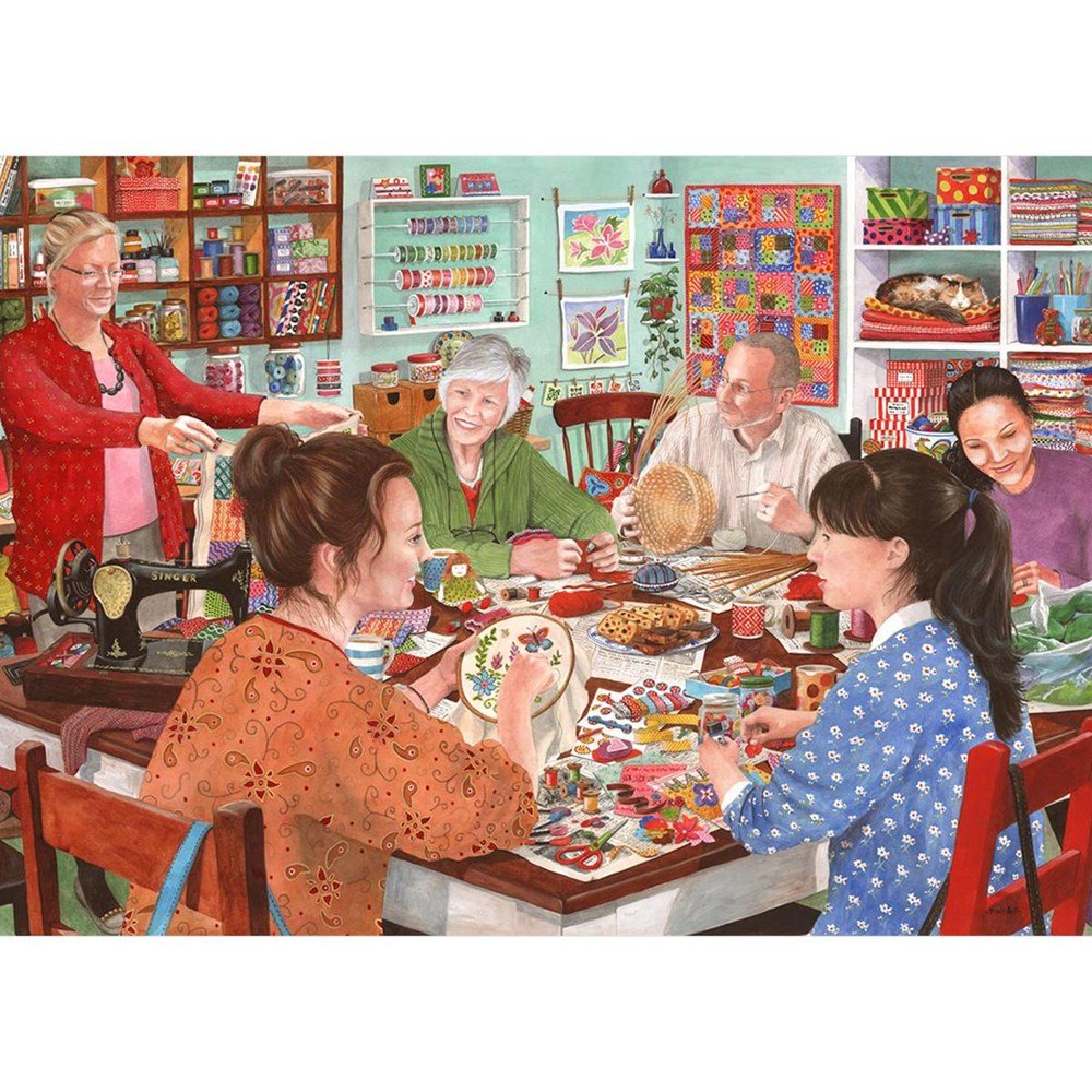 Crafty Corner - 1000 Piece Jigsaw Puzzle - ABC School Supplies