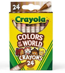 Crayola Colors of The World Crayon 24 Pack - ABC School Supplies