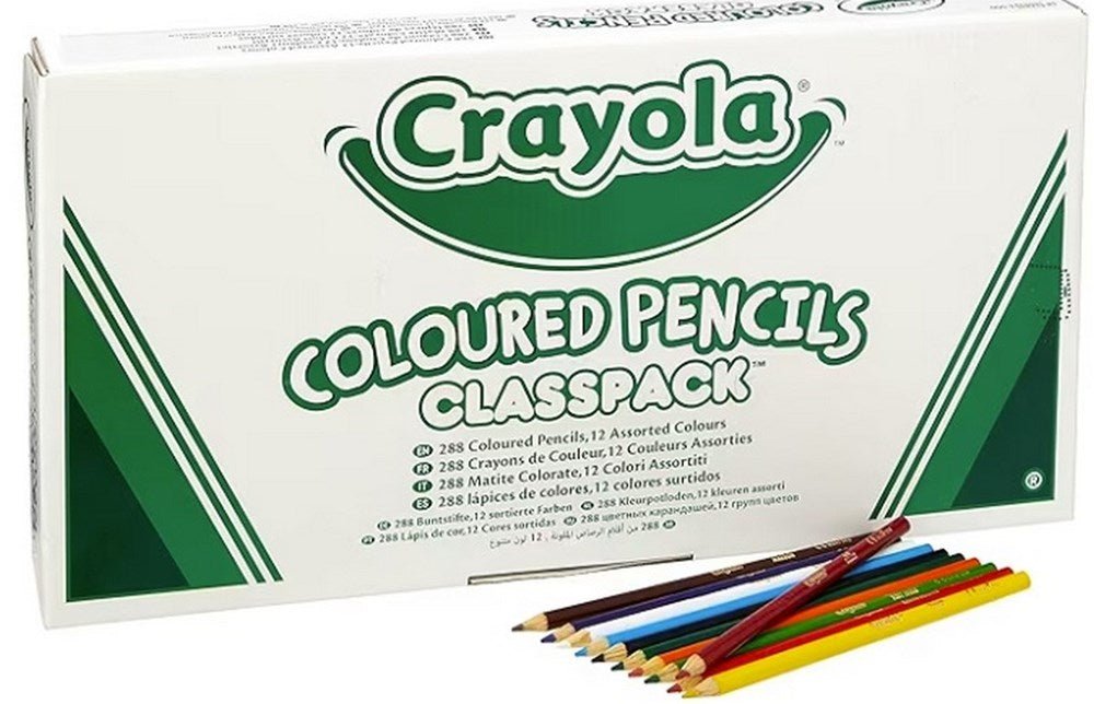 Crayola Coloured Pencils Class Pack of 288 - ABC School Supplies