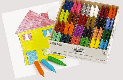 Crayola Jumbo Crayons Class Pack of 144 - ABC School Supplies