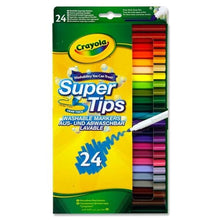 Crayola Supertips Washable Markers Pack of 24 - ABC School Supplies
