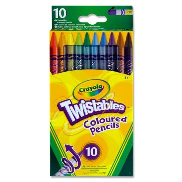 Crayola Twistable Crayons Pack Of 10 - ABC School Supplies