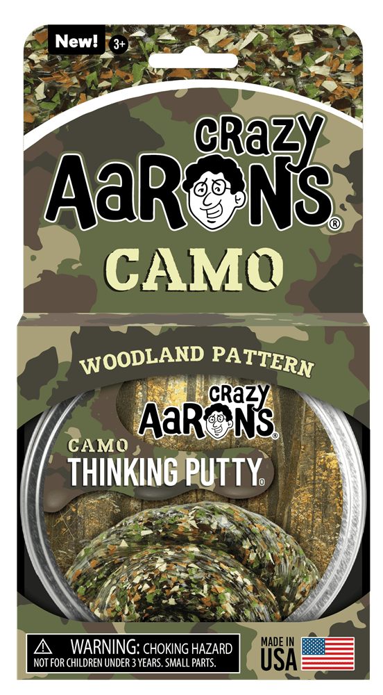 **Crazy Aarons Trendsetters Woodland Camo Thinking Putty - ABC School Supplies