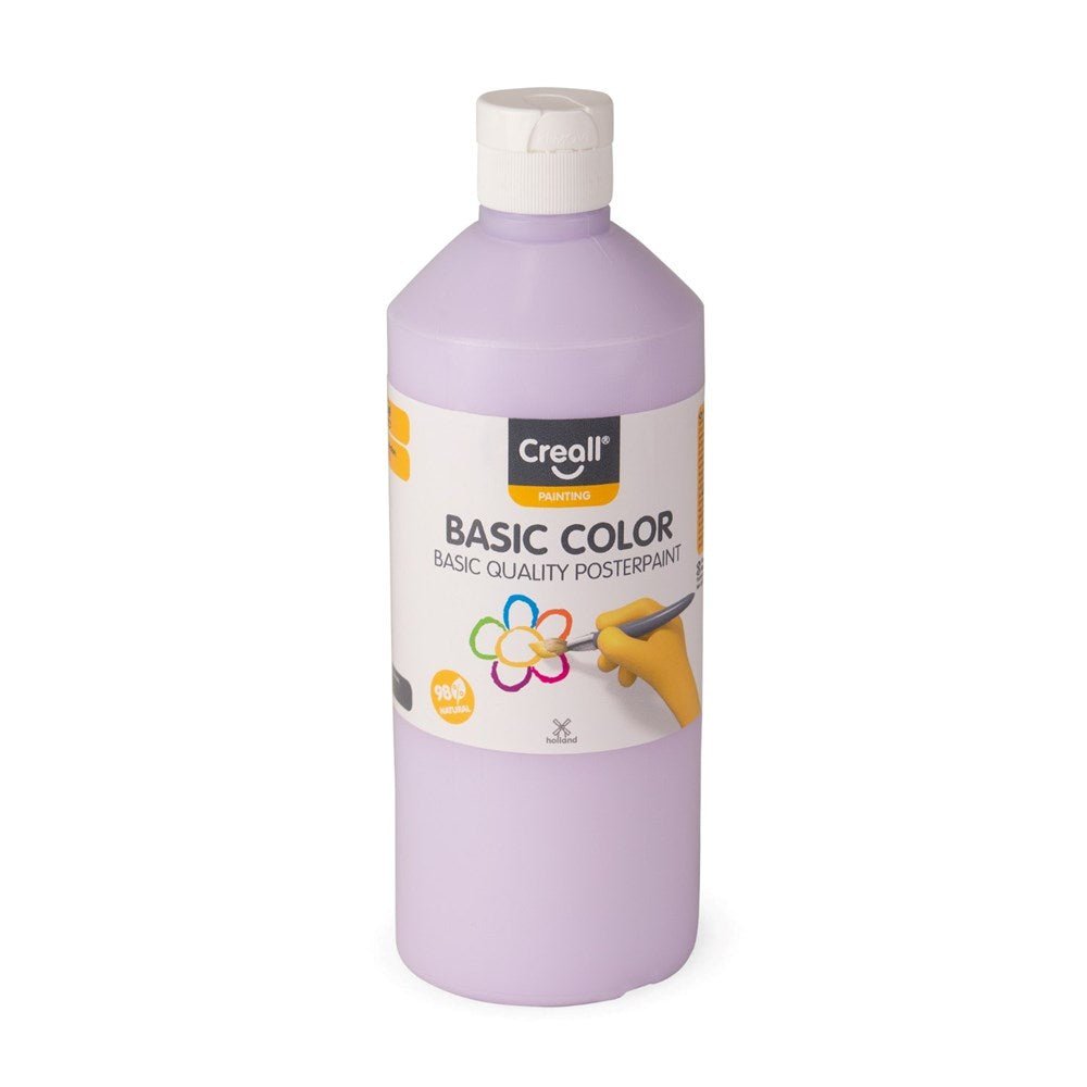 Creall 500Ml Bottle Poster Paint Pastel Colours - ABC School Supplies