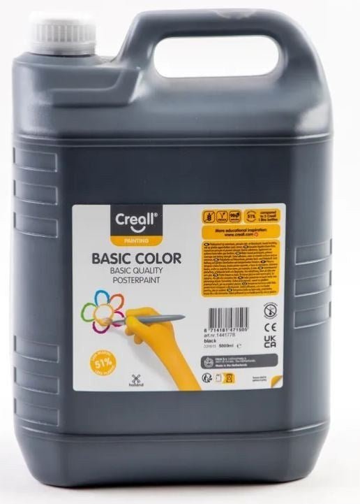 Creall Basic Colour Ready Mixed Paint - 5 Litre - ABC School Supplies