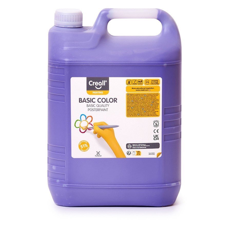 Creall Basic Colour Ready Mixed Paint - 5 Litre - ABC School Supplies