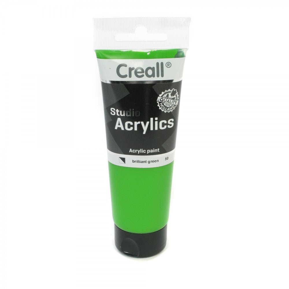 Creall Studio Acrylic - 120Ml Tube Brilliant Green - ABC School Supplies