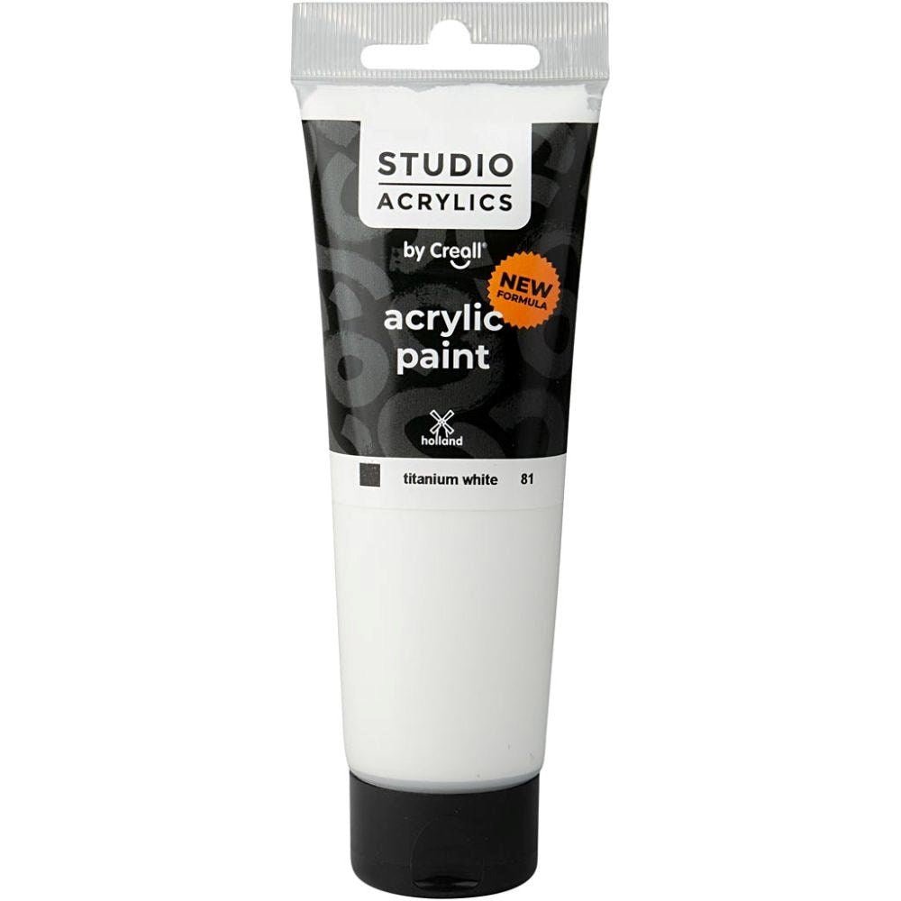 Creall Studio Acrylic - 120ml tube white - ABC School Supplies