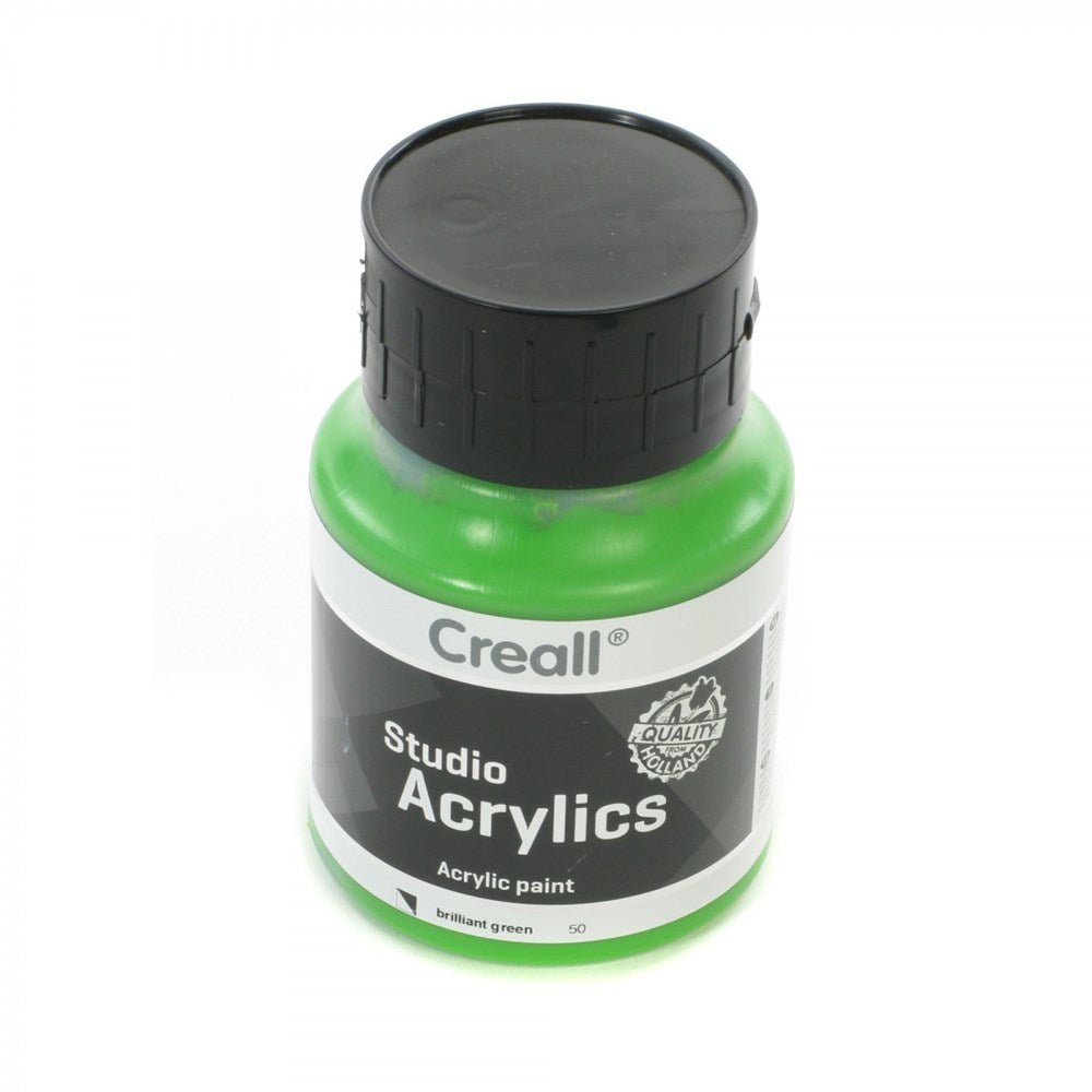 Creall Studio Acrylic 500Ml - Brilliant Green - ABC School Supplies