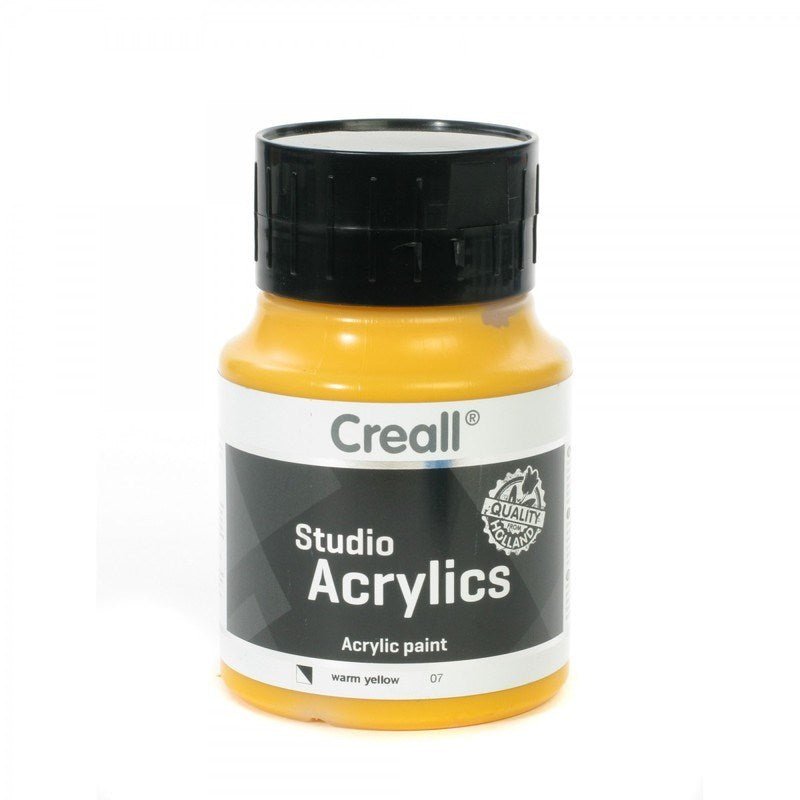 Creall Studio Acrylic 500Ml - Warm Yellow - ABC School Supplies