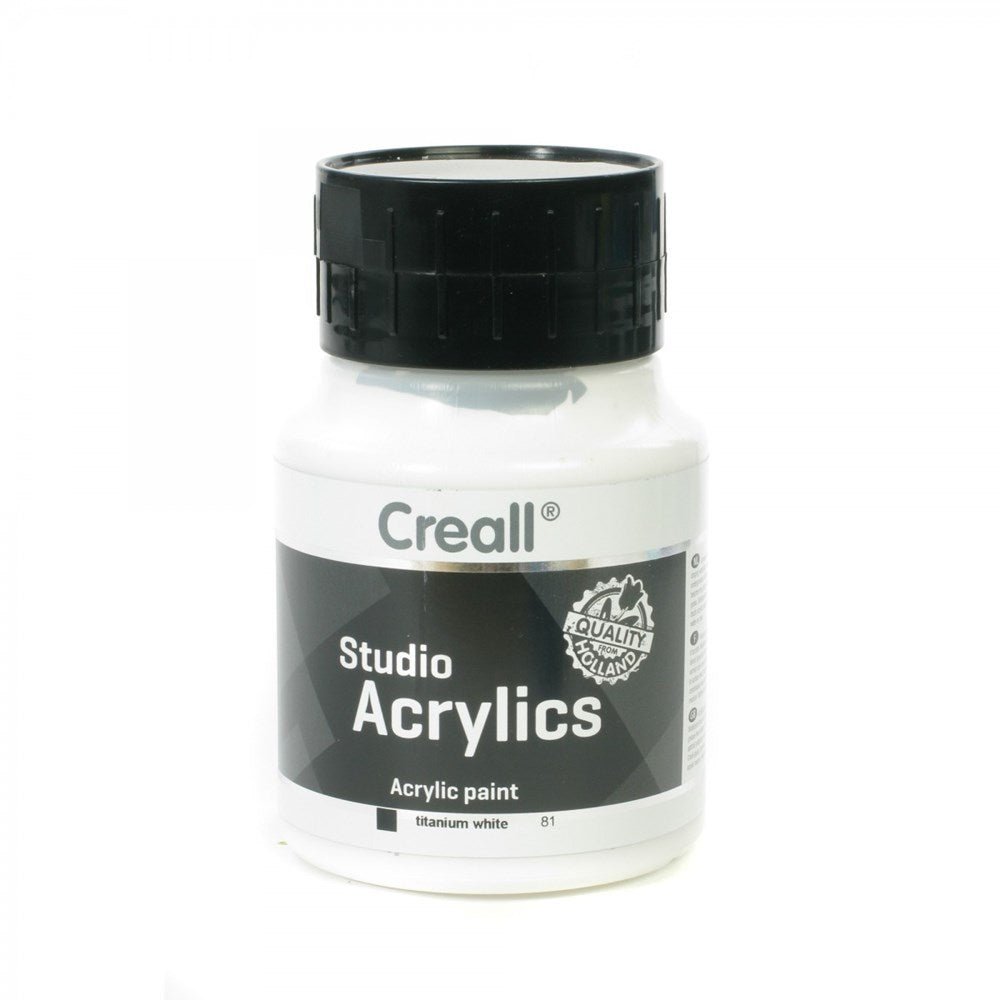 Creall Studio Acrylic 500Ml - White - ABC School Supplies