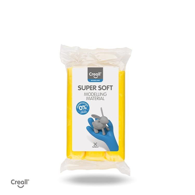 Creall Supersoft 500G - Yellow - ABC School Supplies