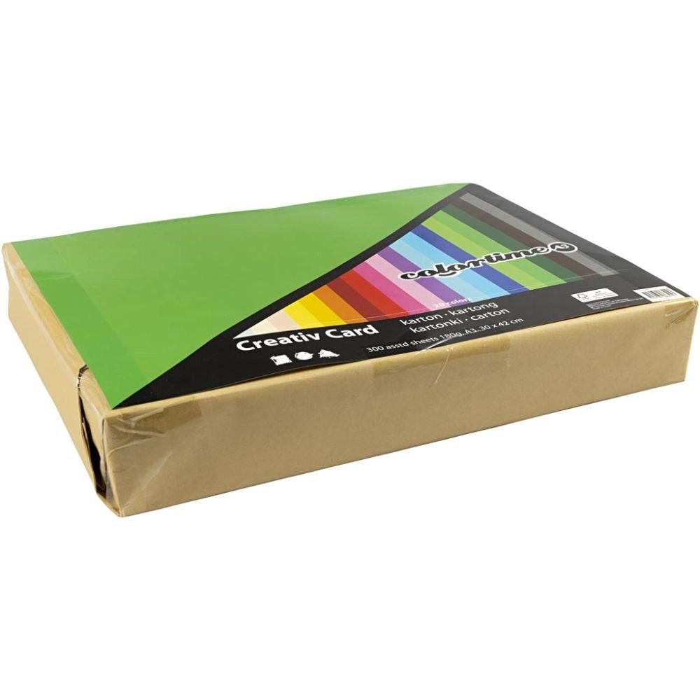 Creative Assorted Card – 300 Assorted Sheets - ABC School Supplies
