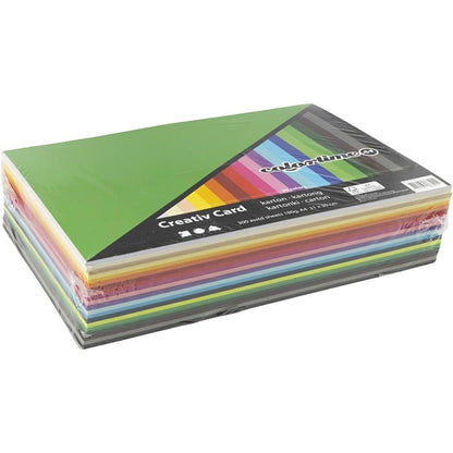 Creative Assorted Card – 300 Assorted Sheets - ABC School Supplies