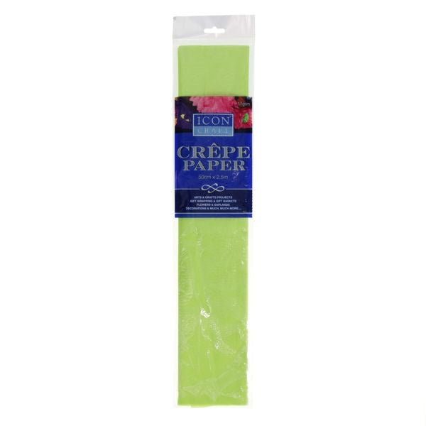 Crepe Paper - Lime Green - ABC School Supplies