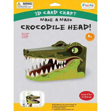 Crocodile Head 3D Mask Card Craft - ABC School Supplies