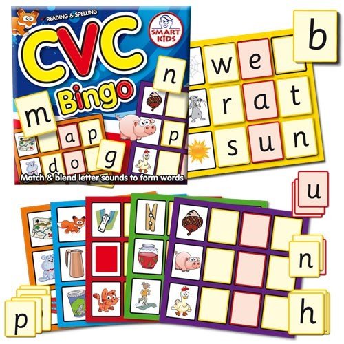 **Cvc Bingo - ABC School Supplies