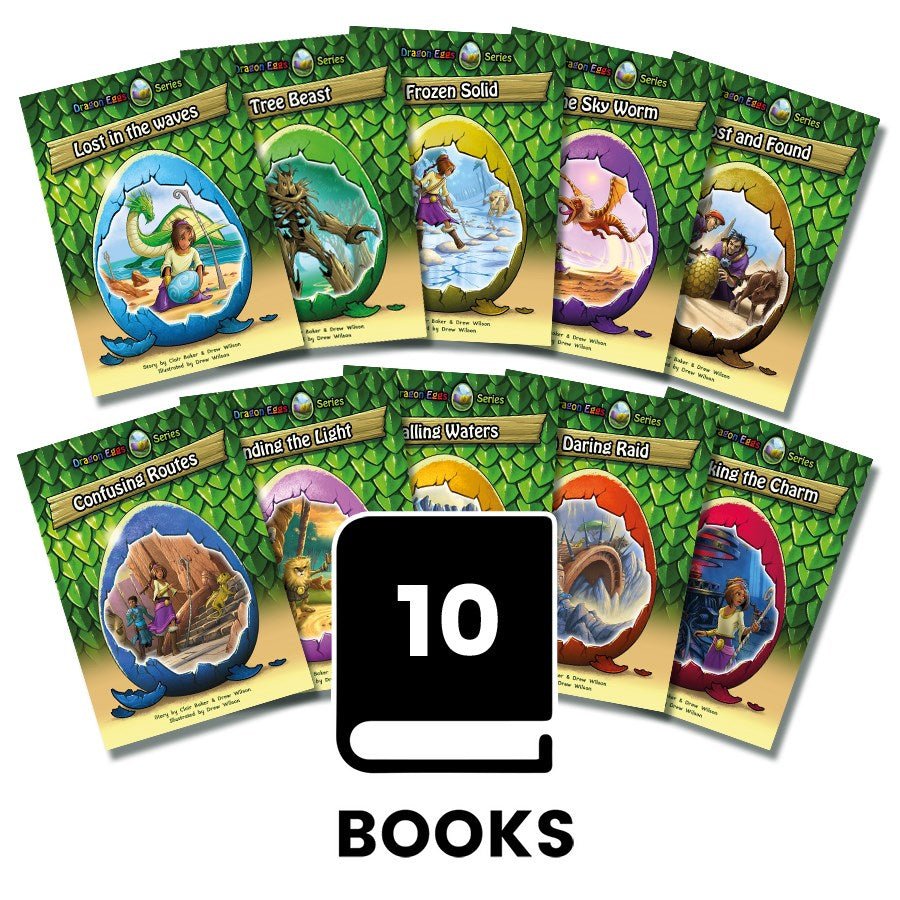 Dandelion Dragon Eggs Series, Books 1 - 10 (10 Titles) - ABC School Supplies