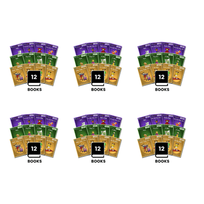 Dandelion Launchers Pack 1 (Sets 1 - 3 ) 12 Titles - 6 Pack - ABC School Supplies