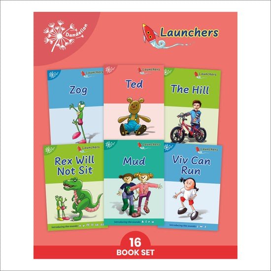 Dandelion Launchers Pack 2 (Sets 4 - 7) 16 Titles - ABC School Supplies